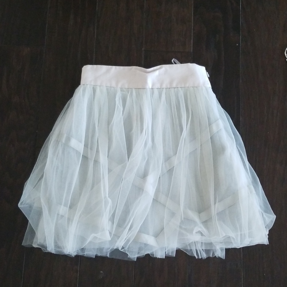 Camilla Marc Tulle Off White Skirt